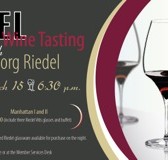Riedel wine tasting with GJR